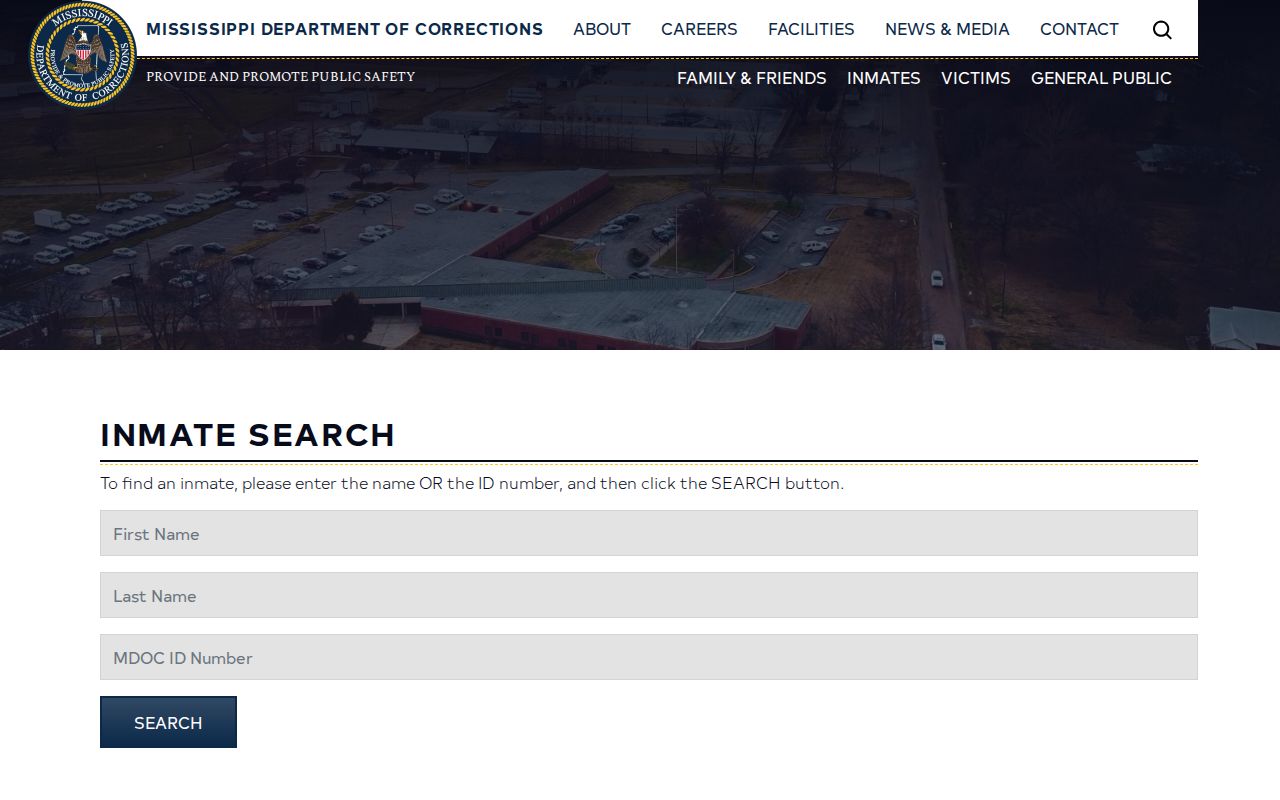 Newton County released inmate MDOC offender search fields